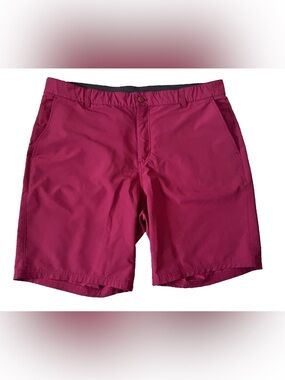 Soybu Men’s Performance Stretch Shorts Burgundy Red Athletic Golf Casual Size 38